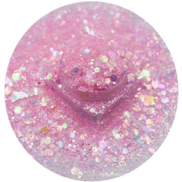 Cosmetic glitter Mixed glitter with irregular glitter shapes